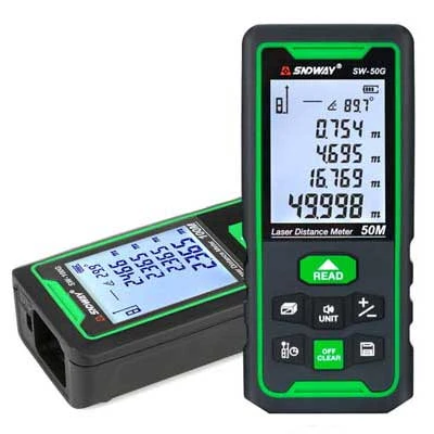 Máy đo khoảng cách SNDWAY SW-50G Tia laser màu xanh Chính hãng